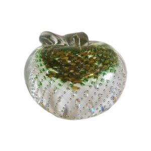 Granna Glass Paperweight Handmade Apple Art Glass Sweden